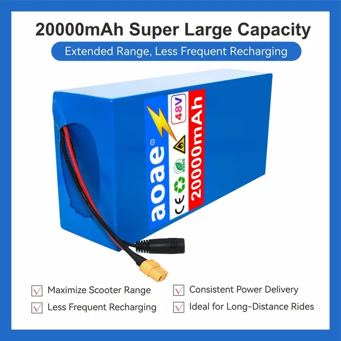 Batterie de scooter électrique 48V 13S6P 20Ah