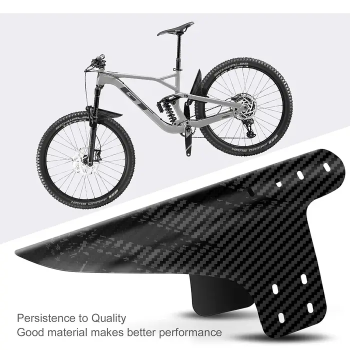 2 garde-boue de vélo en fibre de carbone