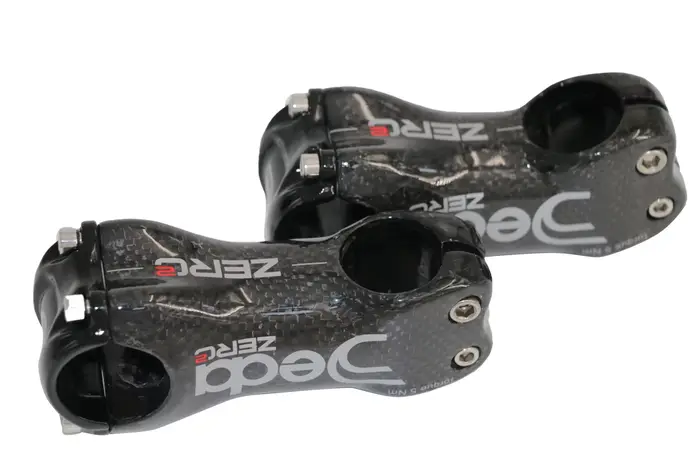 Tout nouveau JEDA argent 6 17 Angle route carbone tige de vélo 31.8*70-130mm 6 17 degrés VTT tige en
