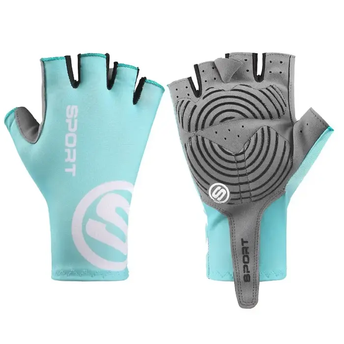 Briser le vent cyclisme demi doigt gants anti-dérapant vélo mitaines course