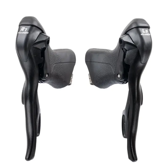 Micronew manettes de vitesse de vélo de route 2x7 2x8 2x9 2x10 2x11 vitesses manette de vitesse de f