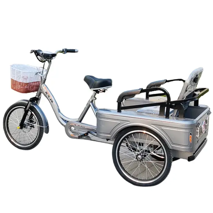 Tricycle Électrique avec Siège Passager pour Adulte