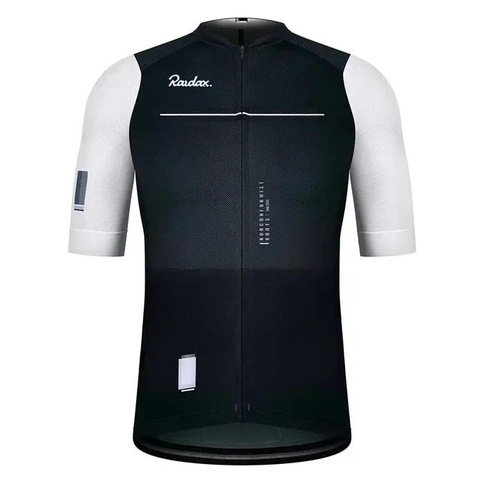 Raudax-Maillot de cyclisme pour jeunes, à manches courtes, à séchage rapide