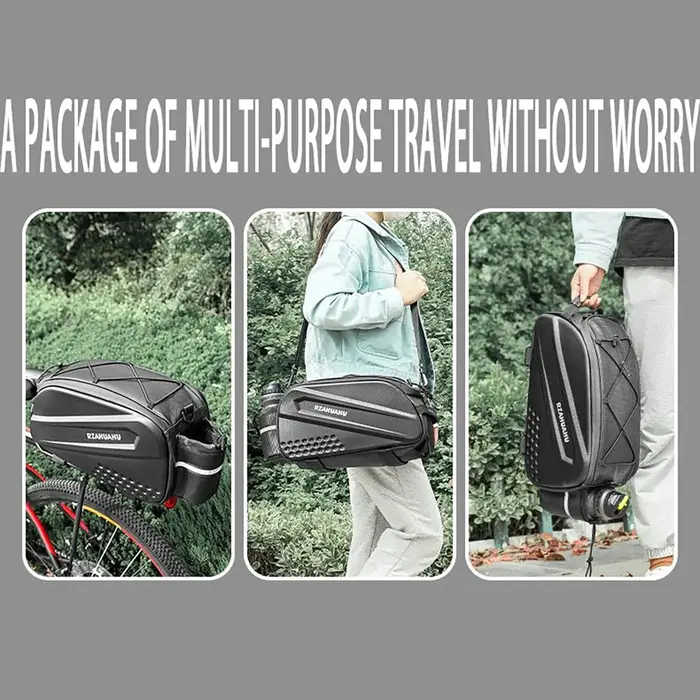 Sac chameau arrière rigide de grande capacité pour vélos