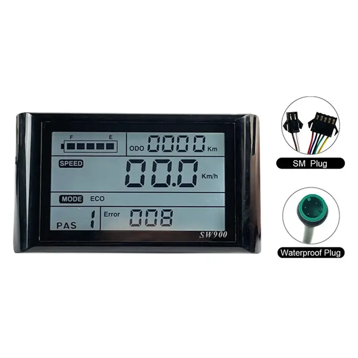 Scooter électrique LCD affichage compteur panneau de commande 5pin 24/36/48V e-bike vélo liquide cristal LCD Instrument