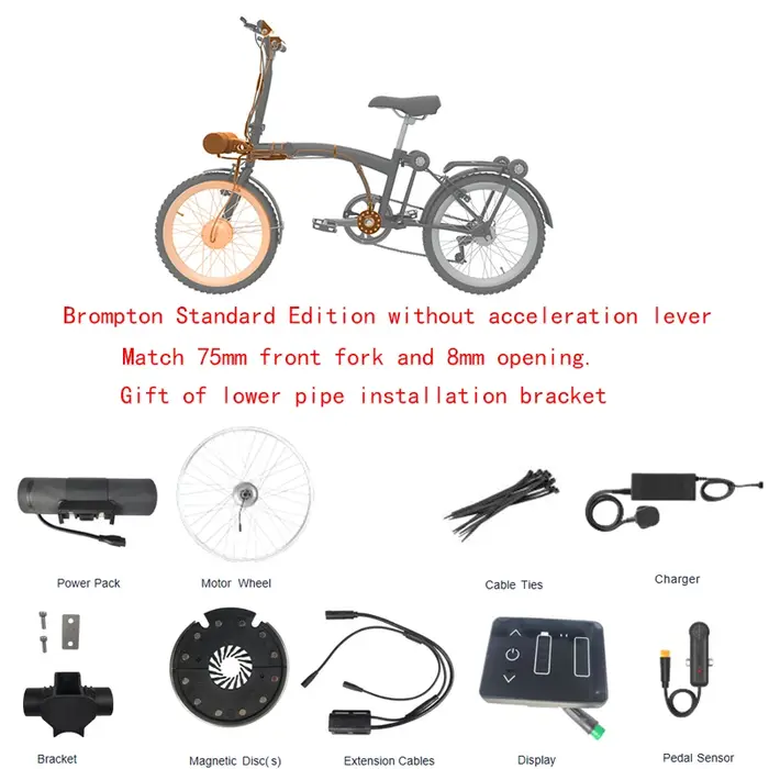 Kits de vélo électrique Brompton édition spéciale