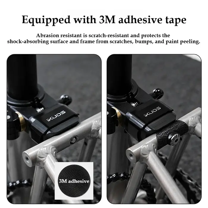 Amortisseur arrière sport confort en élastomère pour vélo pliant Brompton P Line T