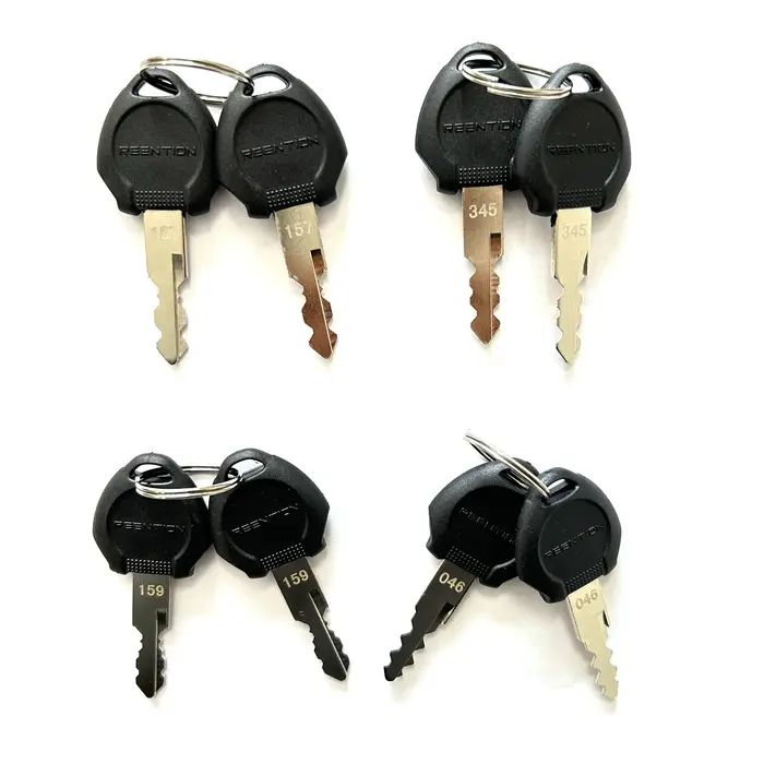 Clés de batterie Hailong, lot de 2, pour vélos électriques SHANSHAN et REENTION, pièce de rechange p