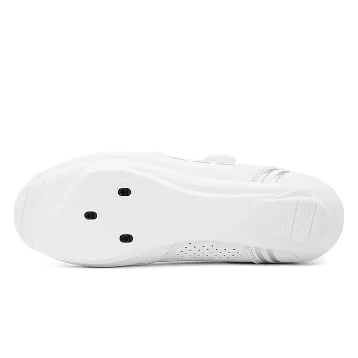 Chaussures de cyclisme sur route et montagne pour homme et femme en nylon beige avec semelle EVA et crampons antidérapants