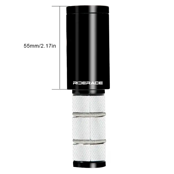 Extension de tige de fourche de vélo, rehausseur caché en alliage d'aluminium, extension de hauteur de tige de guidon de vélo 1-1/8 "(28.6mm) pour vtt route BMX