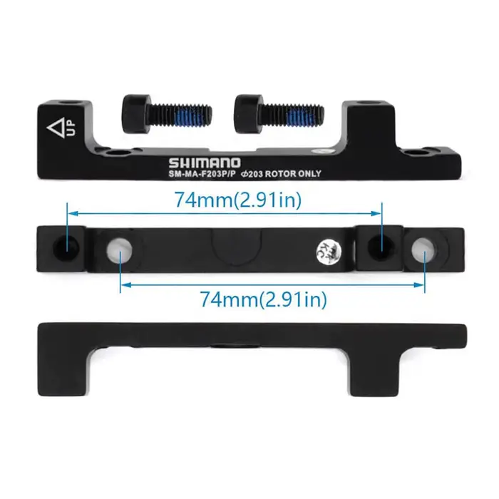 SHIMANO – adaptateur de frein à disque d'origine PM A, support de frein à disque pour Rotor 180mm 20