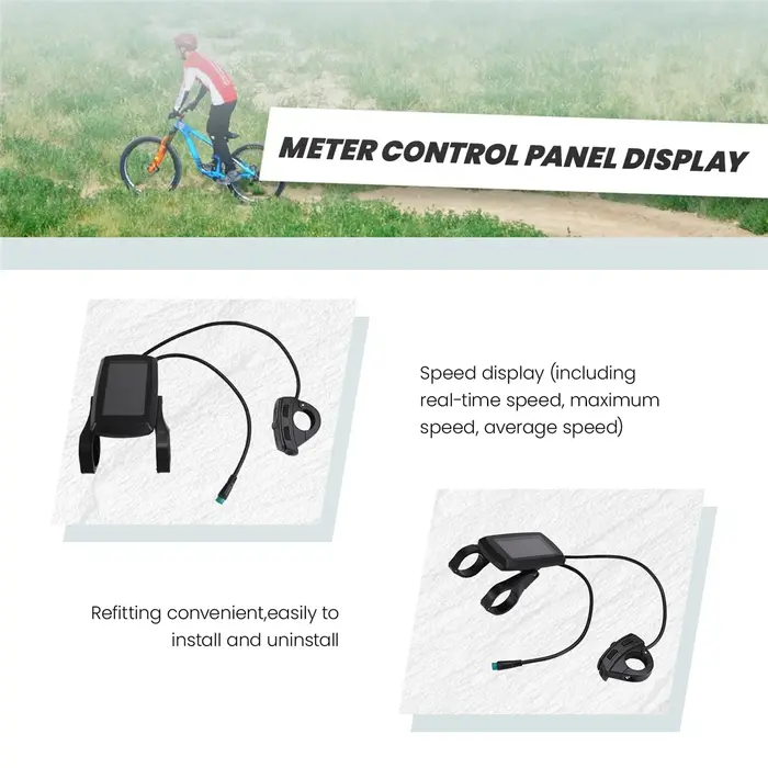 Nouveau Ebike 80C LCD compteur panneau de commande Intelligent affichage