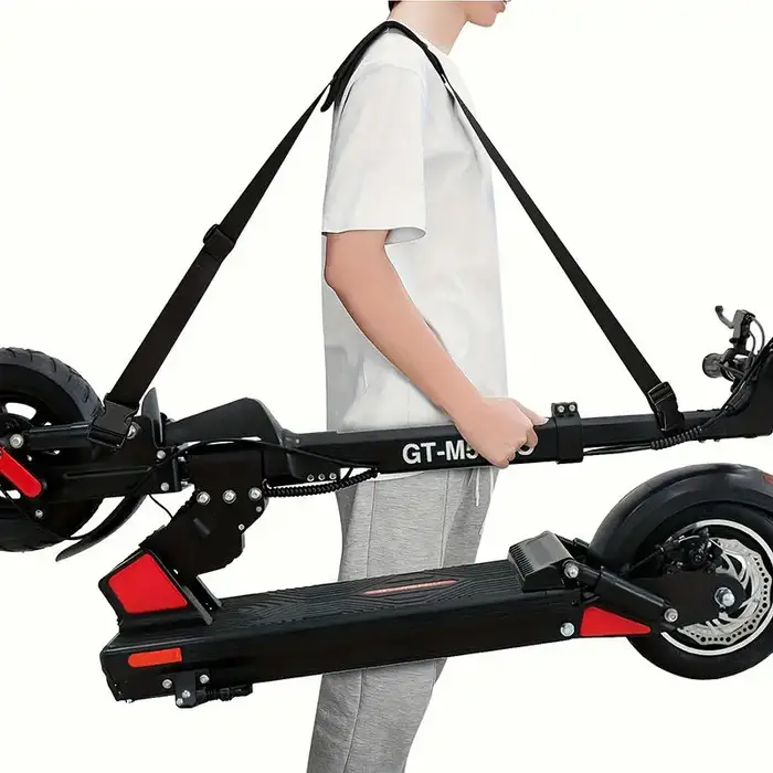 Scooter réglable coureurs sangles simples Portable main transportant bandoulière
