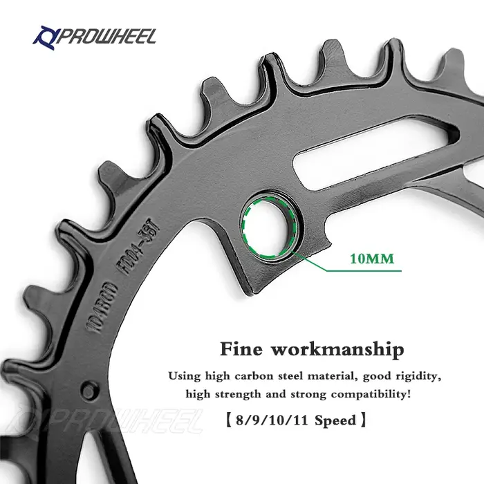 PROWHEEL – plateau de vélo de montagne étroit et large, 32T 34T 36T 38T 40T, roue à chaîne 104BCD, p