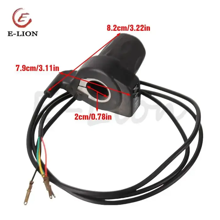 Connecteur de poignée d'accélérateur pour vélo électrique et trottinette