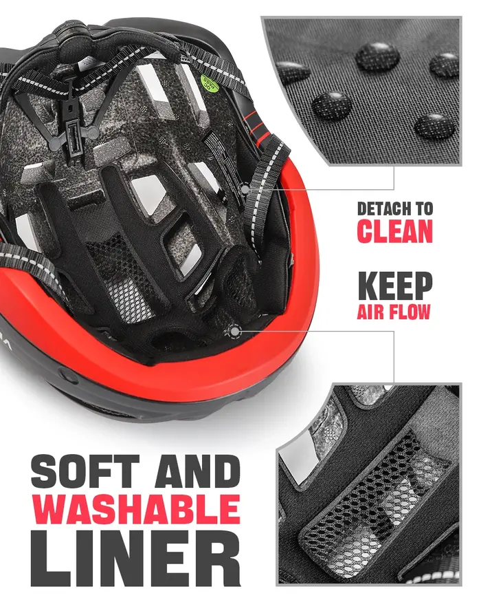 VICTGOAL casque de vélo Rechargeable USB avec visière lunettes feu arrière Scooter électrique vtt casquettes