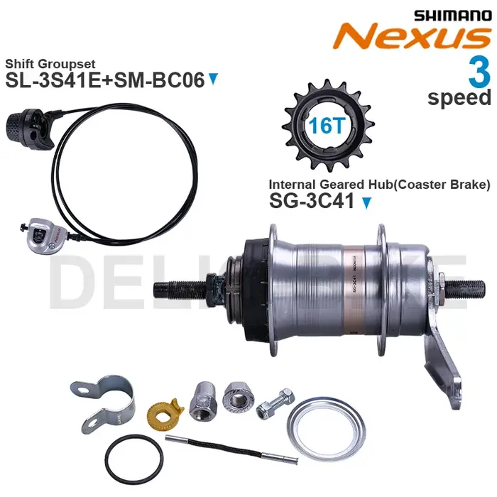 WinterMANO NEXUS Moyeu à engrenages internes SG-3R40 SG-3C40 SG-3C41 levier de vitesse SL-3S41E SL-3S35 SM-BC06 3 vitess