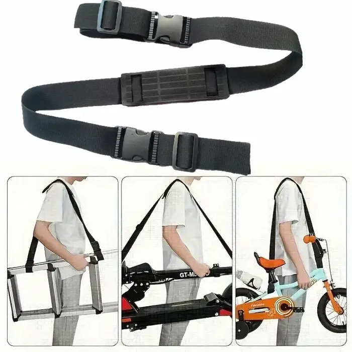 Sangle de transport réglable pour vélos pour enfants avec épaulettes