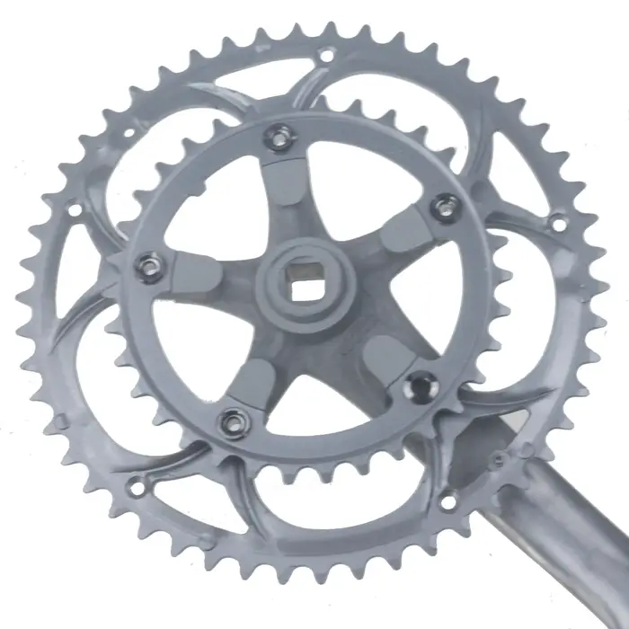 Pédalier de vélo de route en alliage d'aluminium 50-34T 8/9S, pignon à trou carré de 170mm, accessoi