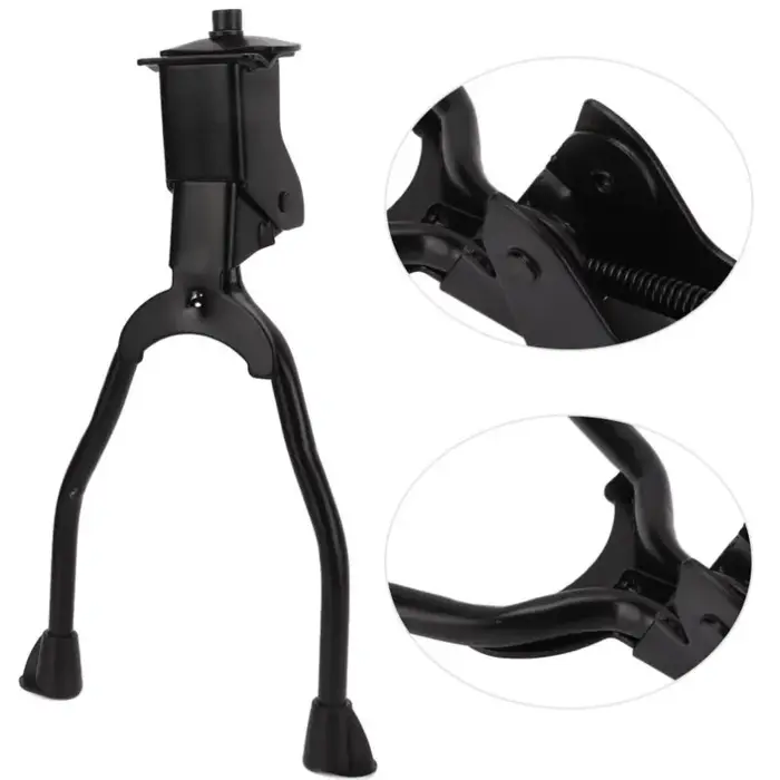 Béquille de vélo pliable en acier inoxydable
