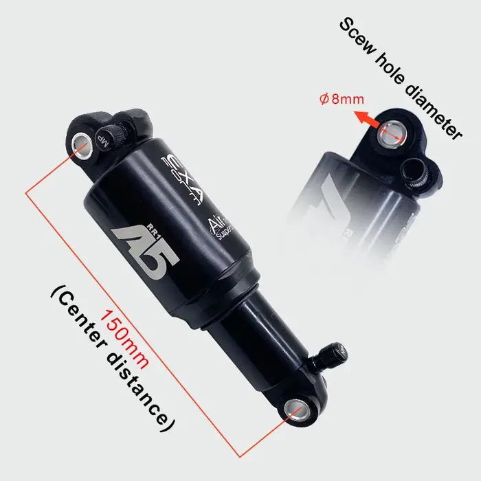 KS A5 RE RR1 Air amortisseur arrière vtt vélo Double simple EXA forme VTT 125 150 165 190mm pour Scooter cyclisme