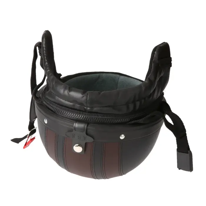 Casque demi-cuir à visage ouvert pour moto et Scooter