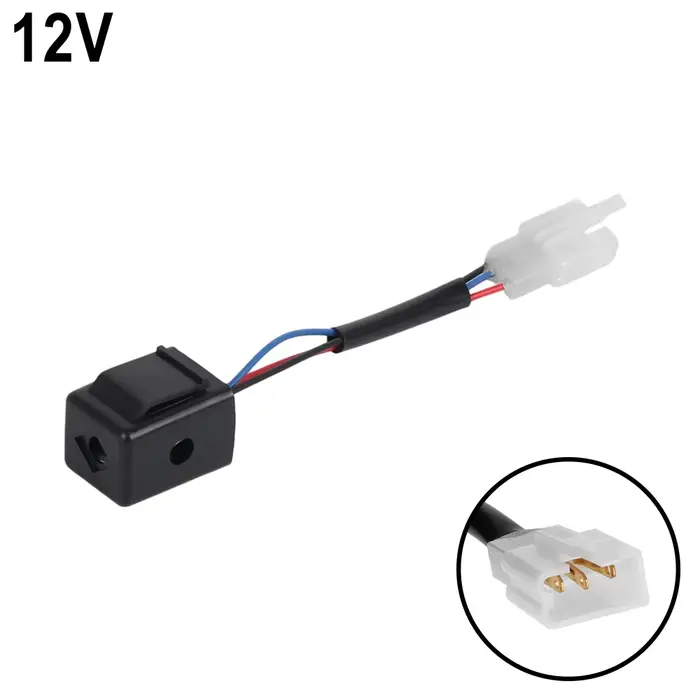 E-bike 12V 48V 60V LED relais clignotant clignotant clignotant à trois fils LED lumières relais pour