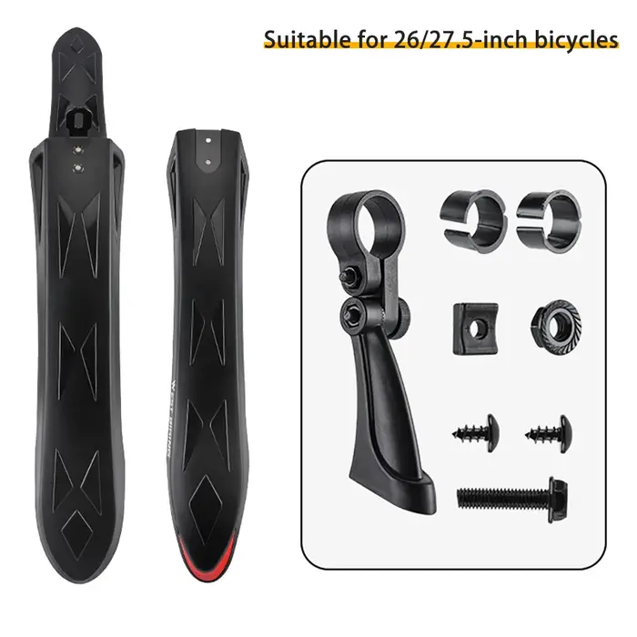 Ensemble de garde-boue avant et arrière pour vélo de route et de montagne, housse de protection cont