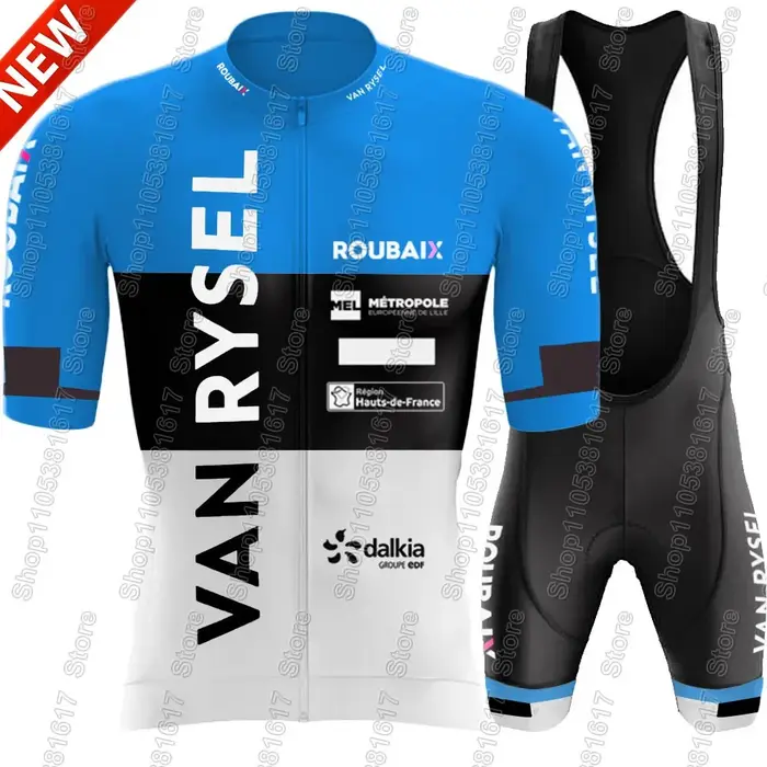 Ensemble de maillot de cyclisme Van Rysel - Roubaix 2026 d'Estonie