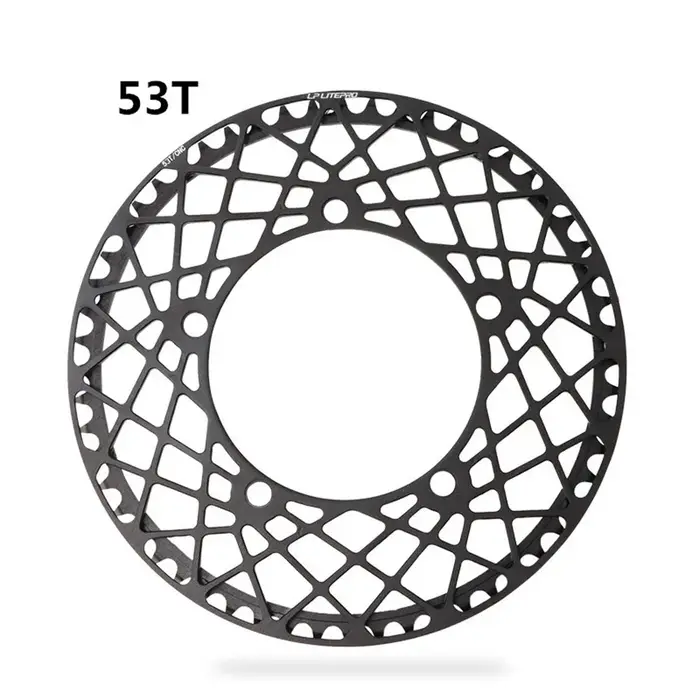 Pignon simple en alliage d'aluminium 53 56 58T Spider BCD 130MM pour vélo pliant, BMX et vélo de rou