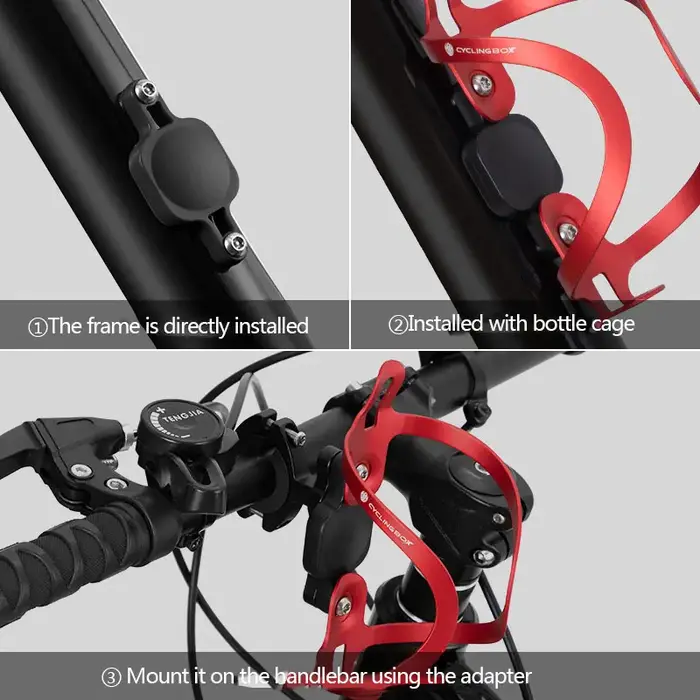 Localisateur de montage de vélo universel, pour AirTag, couvercle de protection, antivol, petit équipement