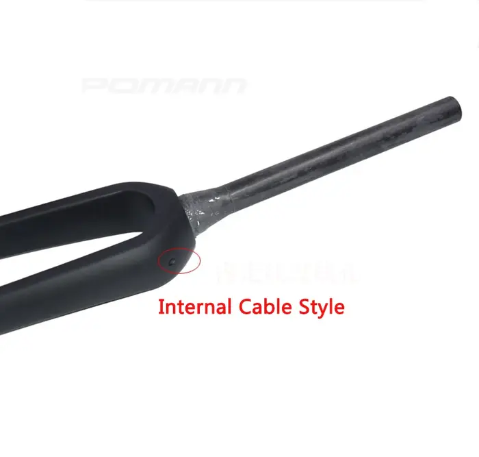 Nouvelle fourche de vélo de route/gravel/cyclocross 700C en fibre de carbone intégrale