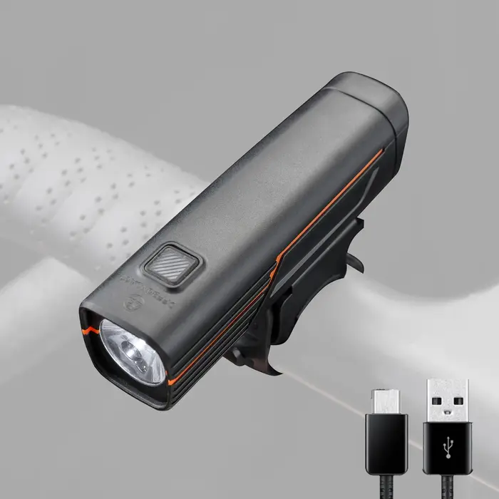 OFFBONDAGE – lampe LED avant pour vélo, Rechargeable par USB, lampe pour vélo de montagne, 300LM, ph
