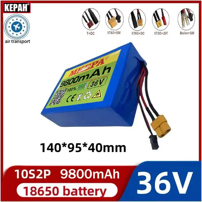 Nouvelle batterie de scooter électrique 36V 10S2P 18650