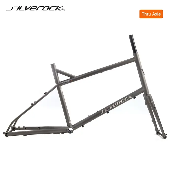 SILVEROCK DEWY Pro Chromoly à travers l'axe cadre 20 "406 451 gravier Minivelo disque urbain classique Touring