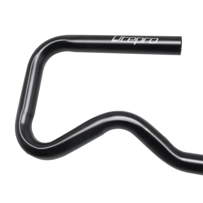 JKLapin Litepro Vélo Pliant P Guidon Ultra-Léger En Alliage D'aluminium 25.4*490MM Papillon Bar 22.2MM Pour Brompton
