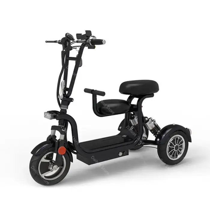 Trottinette électrique à trois roues pour adultes