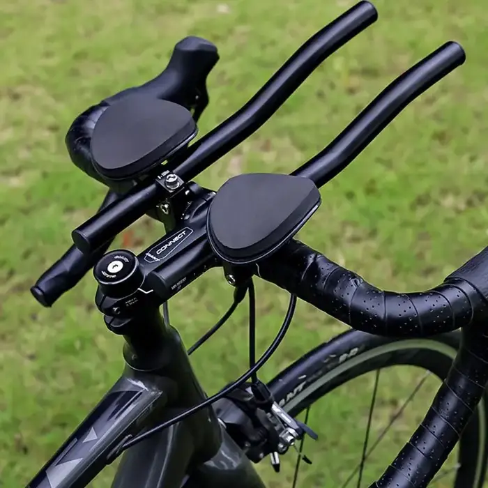 Barre de repos pour vélo de route, équipement de vélo de montagne, guidon d'extension droit à courbu