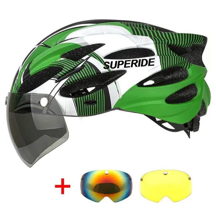 Casque de cyclisme léger route vtt VTT vélo Led