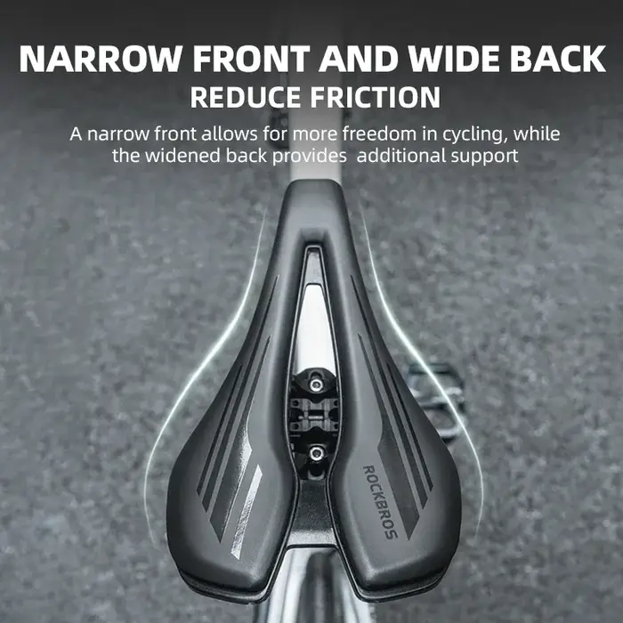 Selle de vélo de route pour homme en simili cuir blanc avec rembourrage éponge haute densité et arc acier chrome-molybdène respirante confortable antichoc