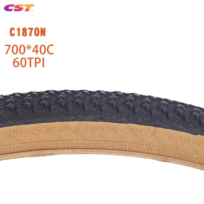CST-Pneu de vélo de route 700C, 700 x 40C, C1870N, 40-622 60TPI, degré d'usure