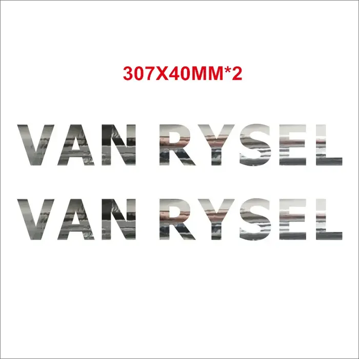 Lot de 2 autocollants pour cadre de vélo VAN RYSEL