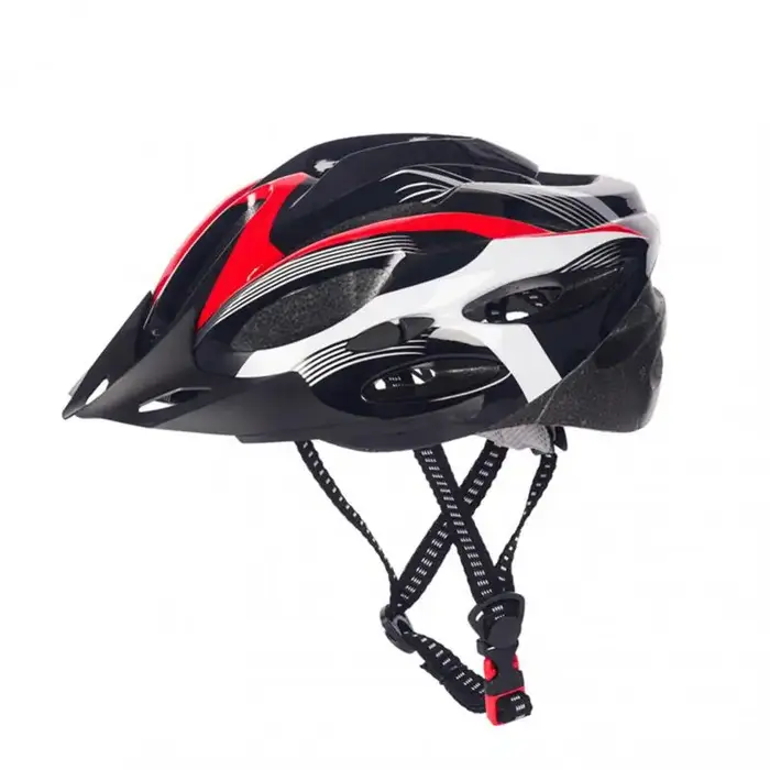 Casque Texture fibre de carbone adulte vtt VTT équipement de cyclisme sécurité vélo moto chapeau casquettes femme mâle EPS mousse
