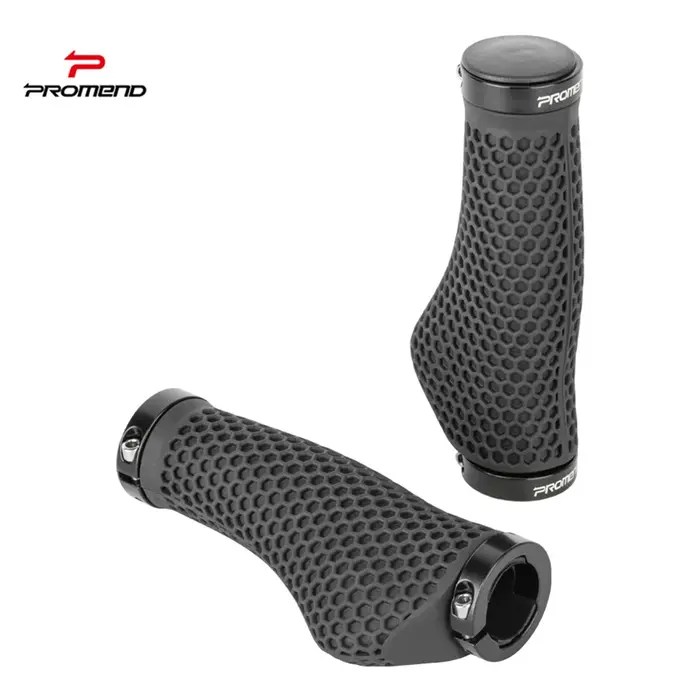 Promend GR-502E Vélo Poignées VTT Route En Caoutchouc Guidon Couvre 3D Absorption Des Chocs Antidérapant