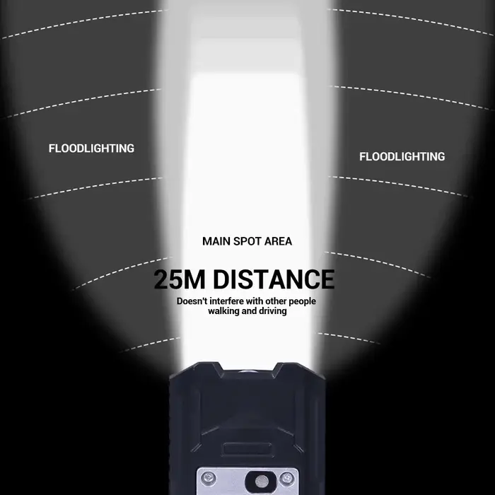Phare de vélo 9 LED feu avant
