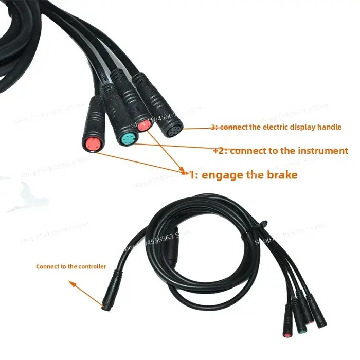 Ordinateur de vélo intégré 600C, affichage multilingue multi-mode pour la conversion de VTT en vélo électrique