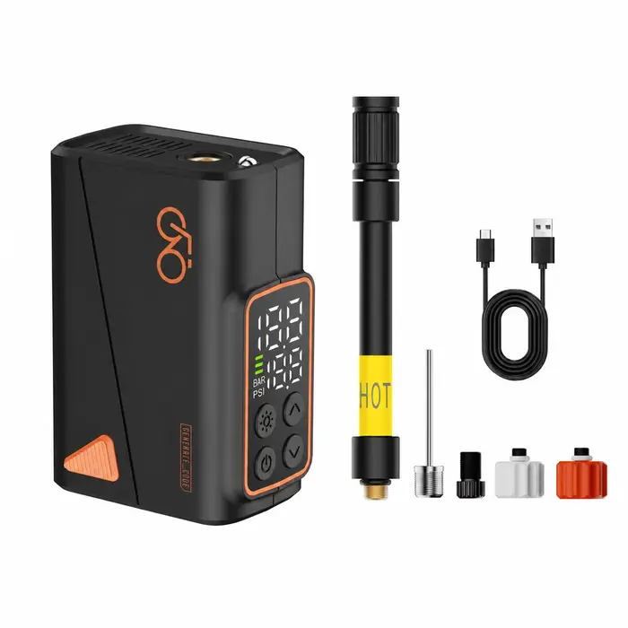 Pompe à pneus électrique pour vélo, mini gonfleur de pneus portable pour moto, compact pour vélos de