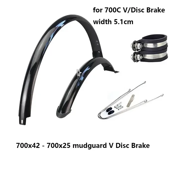 Garde-boue de vélo en boîte 24 26 700C 27.5 29 pouces, pour vtt, vélo de route, garde-boue avant et 