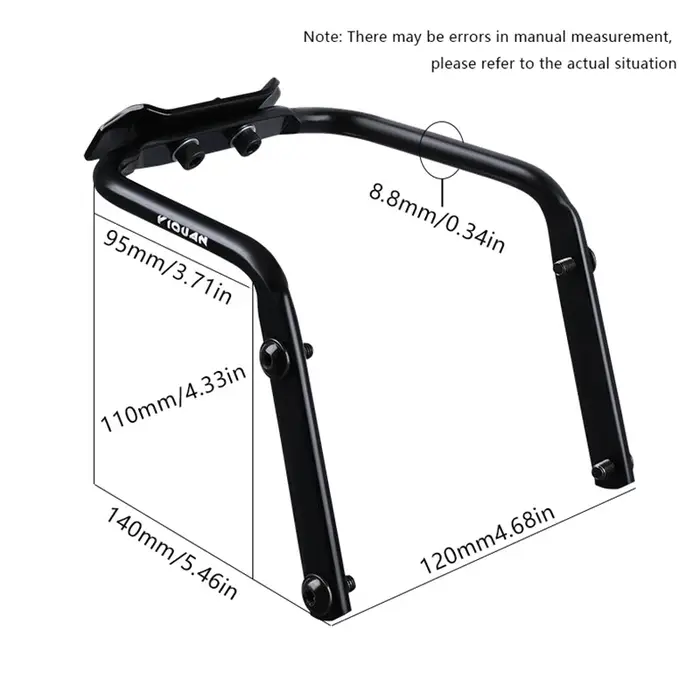 Support de stabilisateur de siège de vélo