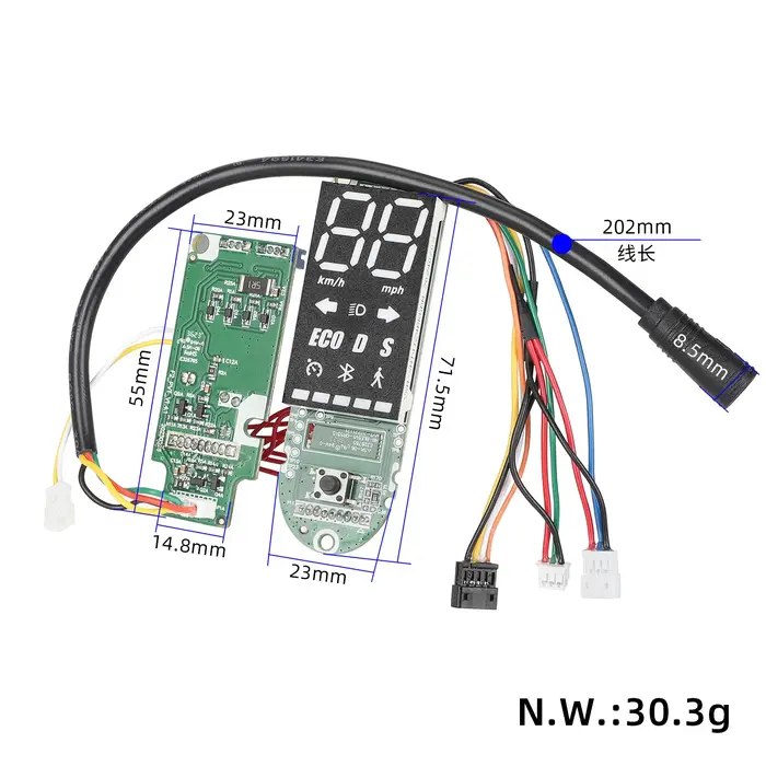 Pièces de rechange pour trottinette électrique Ninebot Segway F2 F2Plus F2Pro, contrôleur sans balais 36V, kit de tableau de bord Bluetooth